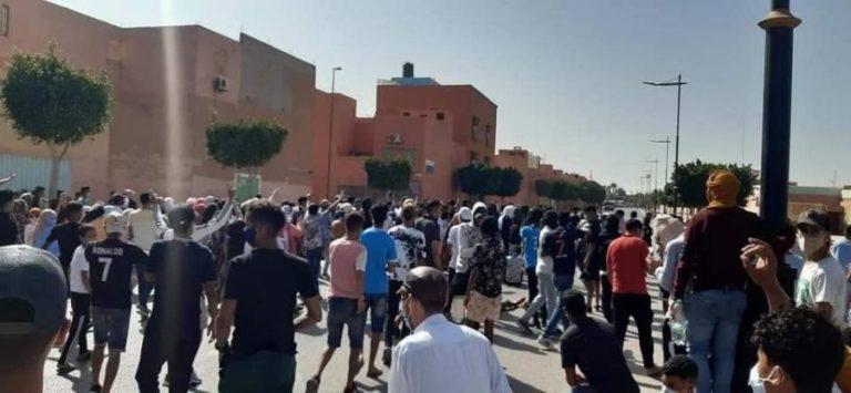 تجدد المواجهات بين القوات العمومية ومناصري بوعيدة (فيديوهات)