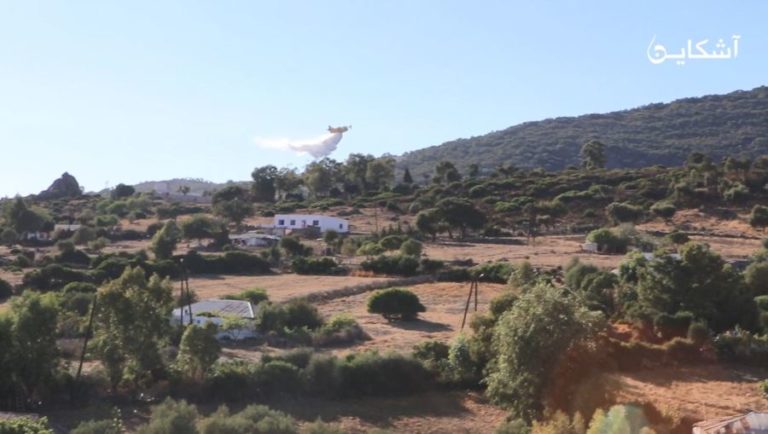 “الكاندير” تخمد حريقا ضواحي طنجة