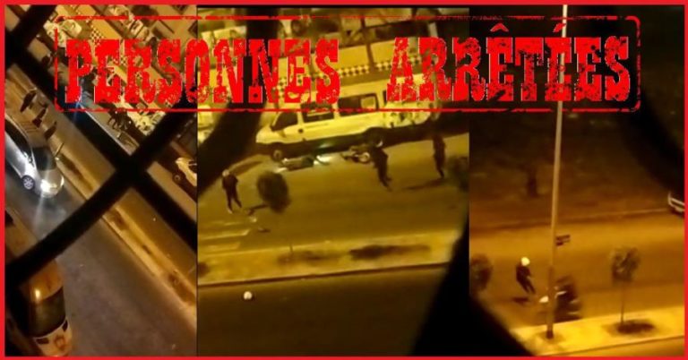 خطير و بالفيديو.. مُجرمون يرشُقون سياراتٍ ودراجاتٍ ناريةً بالحجارة قصْد السّرقة