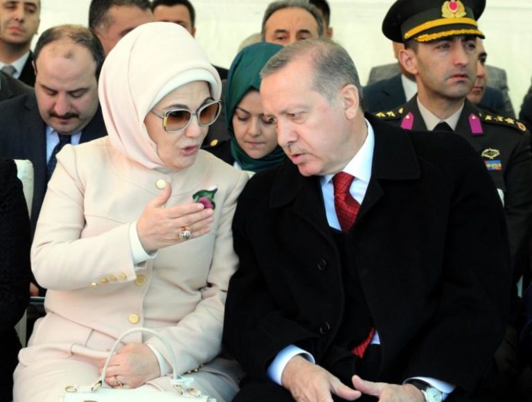 كورونا تضـربُ أردوغان و زوجتَه