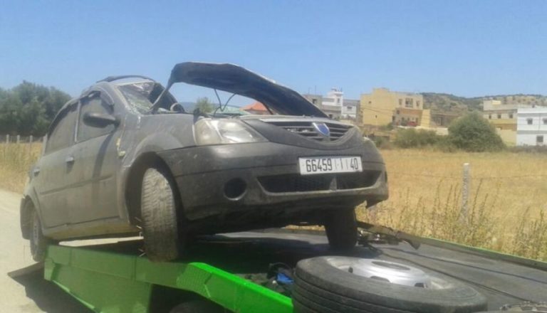 حادثة سير تودي بحياة شخصين ضواحي العرائش (صور)