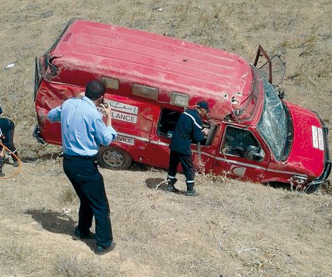 أمن طنجة يُطيح بسارق سيارة إســـعاف