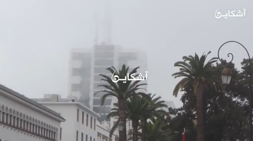 كتل ضبابية ورياح قوية ببعض مناطق المملكة