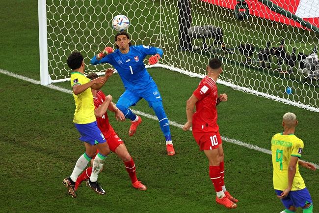 البرازيل تتـــأهلُ إلى الدور الثاني من كأس العالم بعد الإطاحة بسويسرا