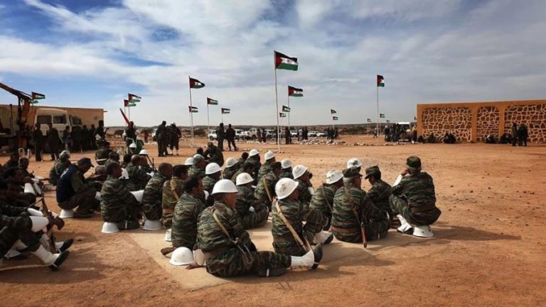 البوليساريو تستعينُ بالعسكر لتأثيث ندوة فاشِلة هرب منها ابراهيم غالي