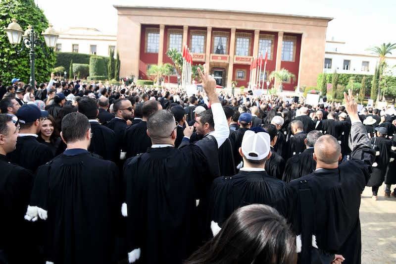 خُـلاصات جمعية هيئات المُحامين بشأن احتجاجاتها ضد الحُــكومة