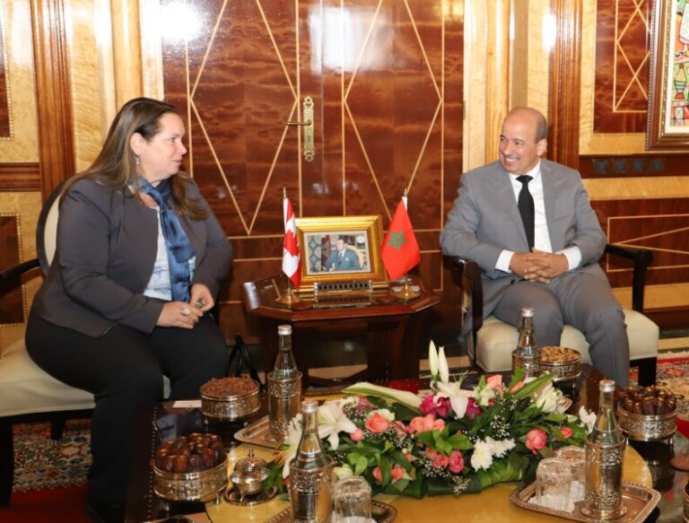 ميارة يستقبل السفيرة الكندية بالمغرب
