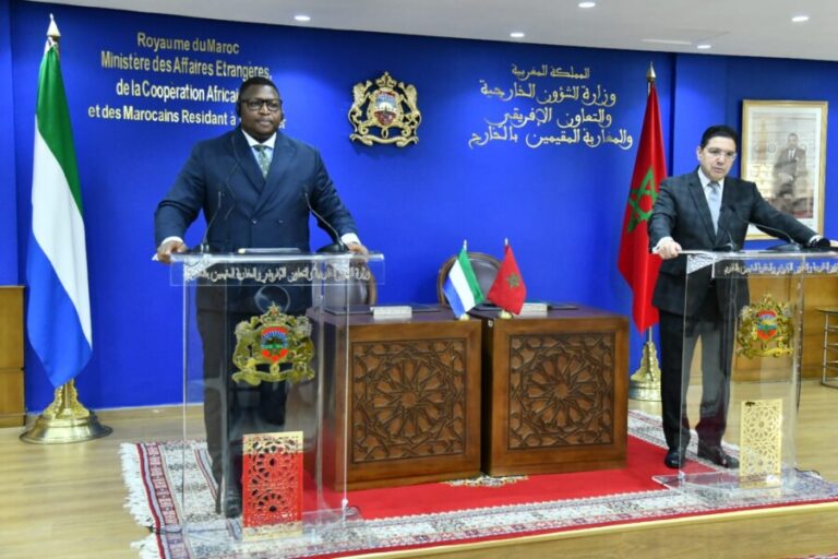 سيراليون تنخرط بشكل كامل في المبادرات الملكية لفائدة غرب إفريقيا (بيان مشترك)