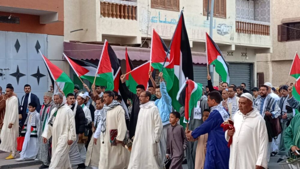 “عيدنا بالمغرب فلسطيني”.. مغاربة يستحضرون فلسطين خلال العيد (صور+فيديو)