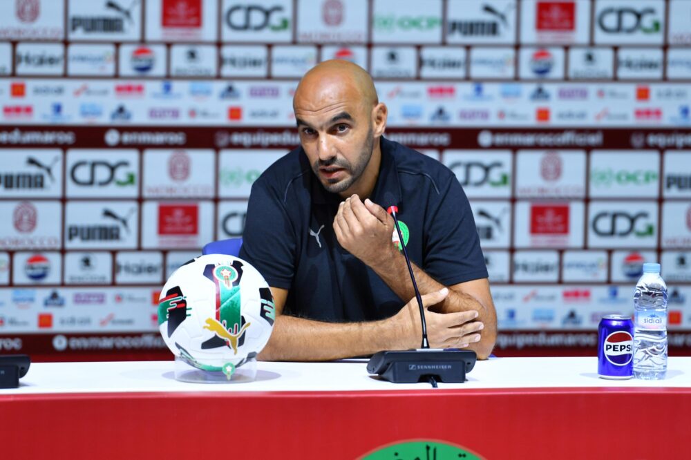 الركراكي يتحدث عن مواجهة تنزانيا وجاهزية لاعبي المنتخب