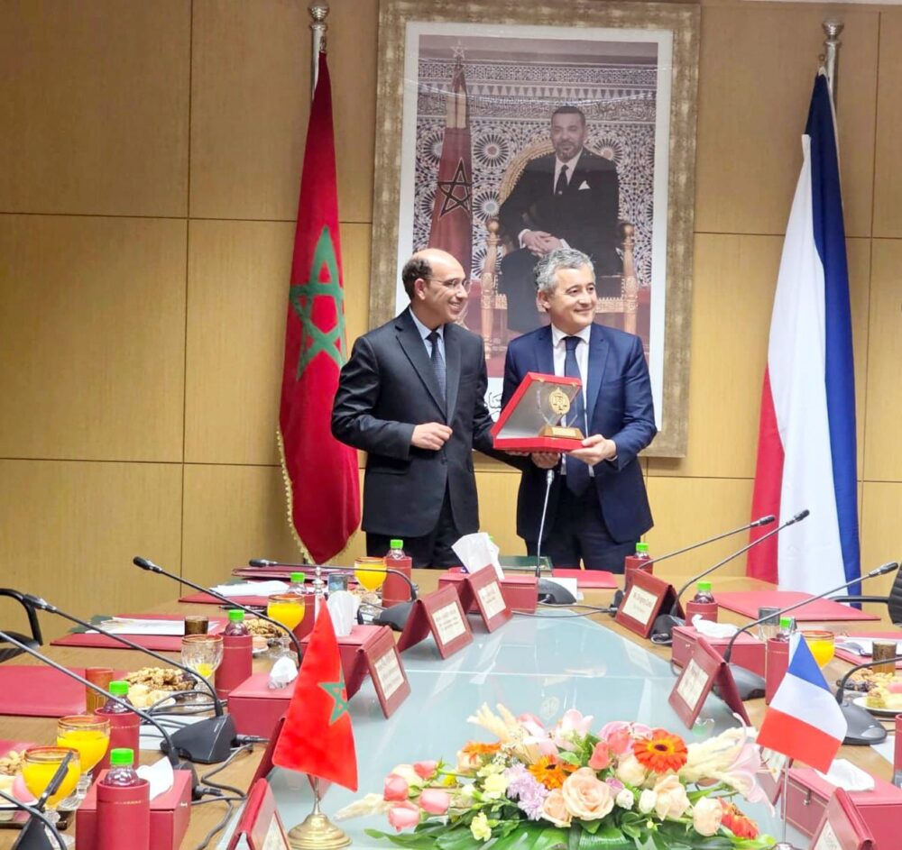 رئيس النيابة العامة يستقبل وزير العدل الفرنسي