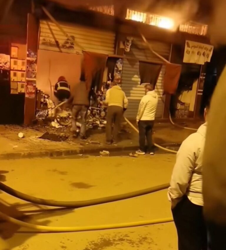 مصرع شخصين في حريق “دروكري” بالدار البيضاء