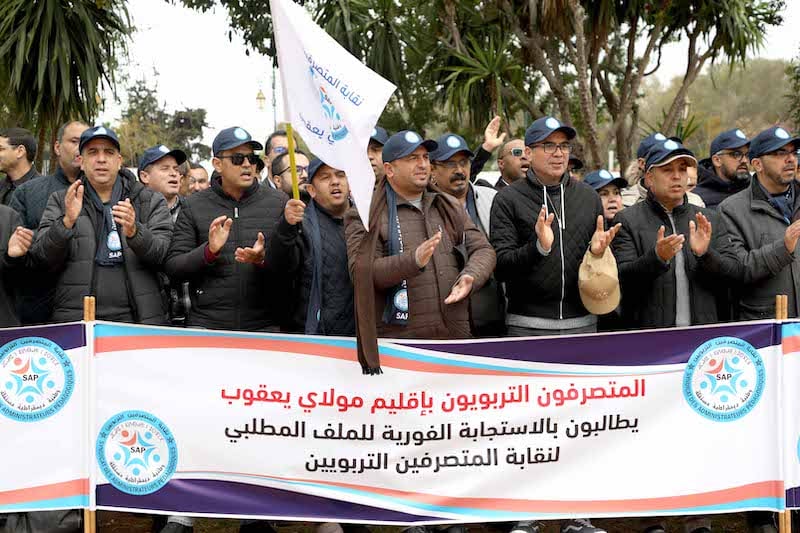 متصرفو التربية يحشدون لتصعيد احتجاجي جديد