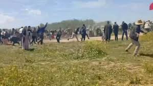 مواجهات عنيفة بين قوات الأمن ومحتجين تخلف إصابة قائد سرية للدرك و14 عنصرا (فيديو)