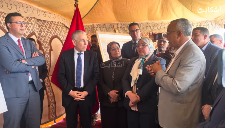 إعادة بناء قنطرة واد نفيس بمراكش