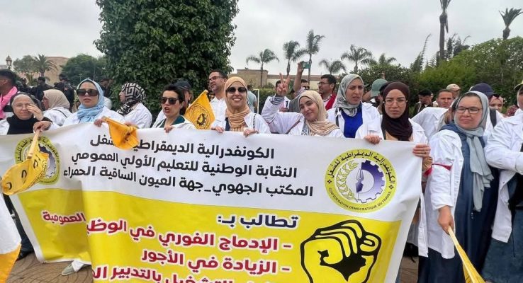 “الإقصاء” من الحوار الاجتماعي يدفع مربيات التعليم الأولي للاعتصام