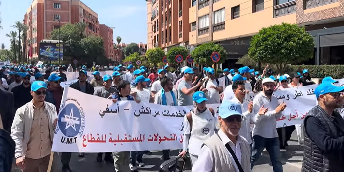 هكذا خلد رفاق موخارق فاتح ماي بمراكش