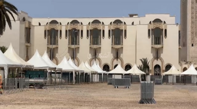 إقامة معرض الأغنام أمام جامعة الحسن الثاني