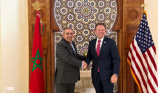 العمراني يتباحث مع المدير التنفيذي لمجموعة عمل البيت الأبيض الخاصة بكأس العالم 2026