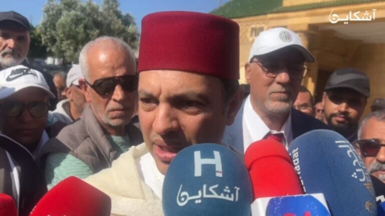 السكوري في جنازة الراحل الدكالي