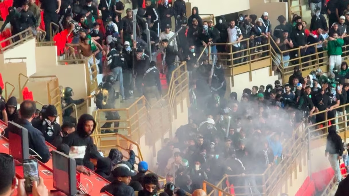 136 موقوفا في قبضة الأمن بعد “كلاسيكو” الشغب بالعاصمة الرباط