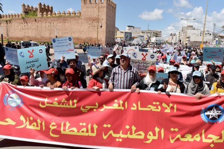 عدم تنفيذ محاضر اتفاقات يخرج شغيلة القطاع الفلاحي في احتجاجات جديدة