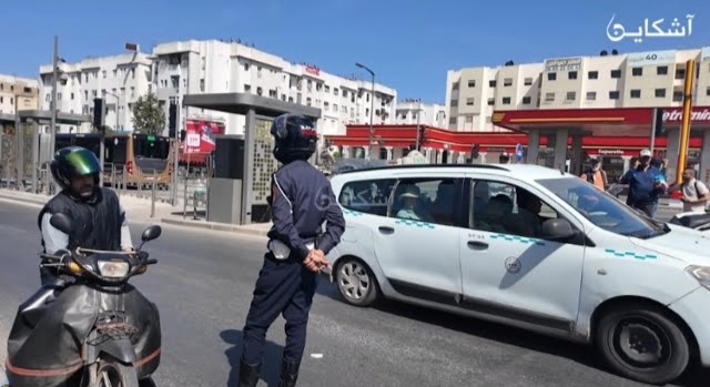 حملة على الدرجات النارية المخالفة