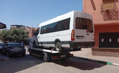 حجز قضائي على حافلة الكوكب المراكشي