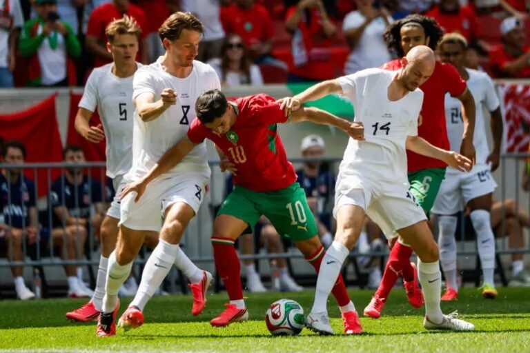 المنتخب المغربي يسقط في فخ التعادل أمام النرويج في آخر اختبار قبل المونديال