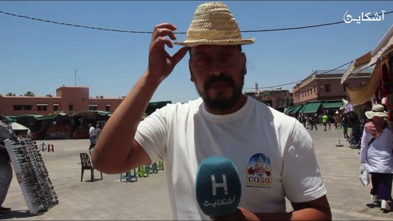 مهنيو ساحة جامع الفنا غاضبون من الأشغال