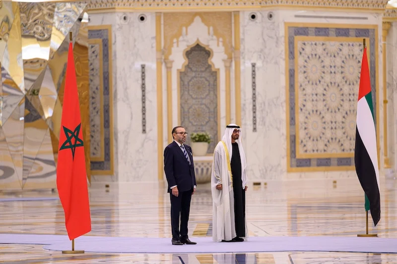 الملك محمد السادس يستقبل رئيس الإمارات