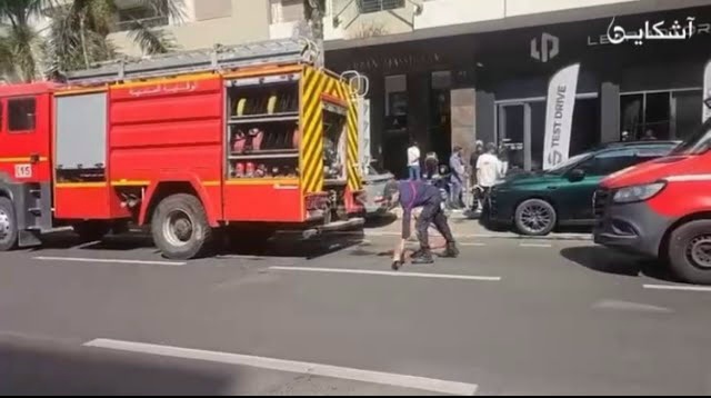 اندلاع حريق داخل شقة سكنية