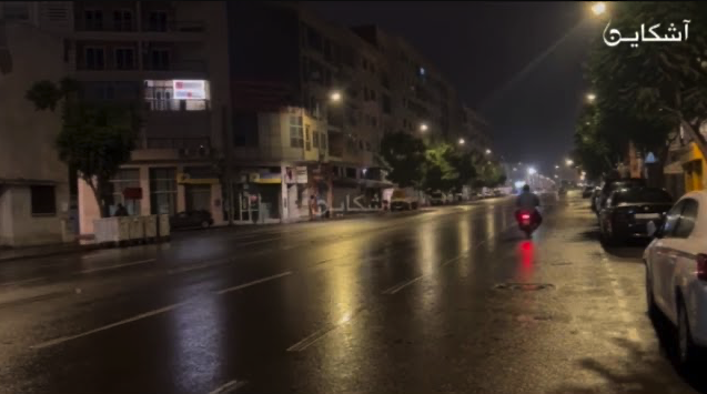 أمطار الخير تهطل بمدينة الدار البيضاء