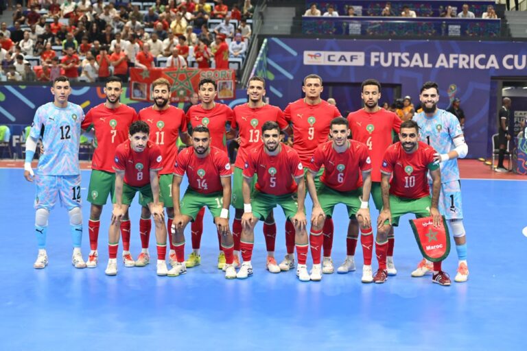 المنتخب المغربي يتوج بكأس إفريقيا للفوتسال للمرة الرابعة تواليا بعد الفوز على أنغولا