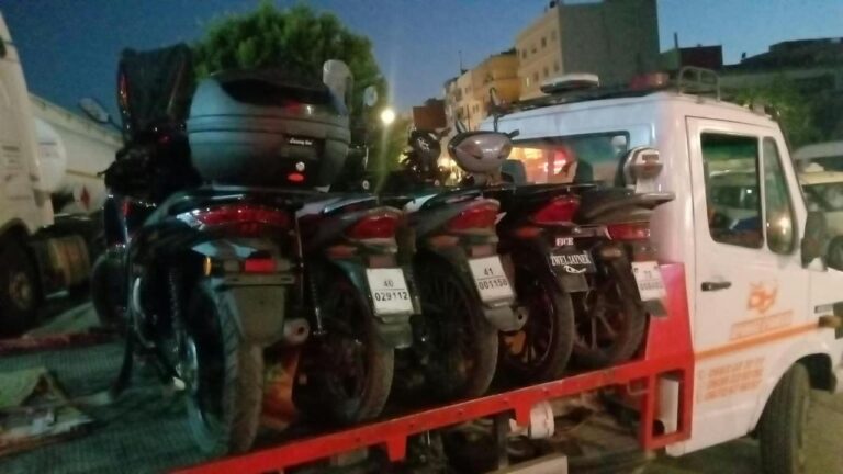 حملة أمنية واسعة بطنجة تستهدف الدراجات النارية المخالفة (صور)