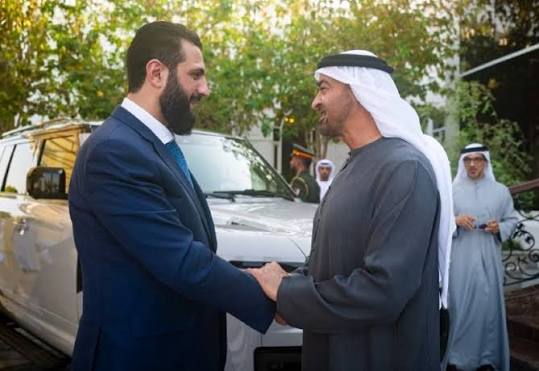 الرئيس السوري ونظيره الإماراتي يبحثان العلاقات الثنائية والمستجدات الإقليمية